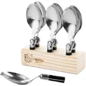 Laguiole STYLE DE VIE PREMIUM LINE 6 AMUSELEPELS ZWART