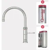 Quooker Cube Classic Fusion round RVS met Combi reservoir