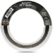 FOX Soft Steel Fleck Camo Leader 45lb - 100m