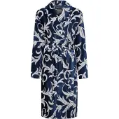 Pastunette Donkerblauwe velours badjas | Maat L