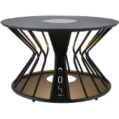 Cosi Fires Cosilumia loungetafel met verlichting Ø70 x 41 cm - black