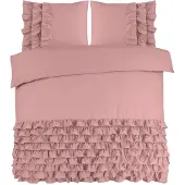 Dreamhouse Dekbedovertrek Cyprus Roze - 200 x 200 cm