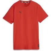 Puma Functioneel shirt 'Hoops Team' rood / zwart