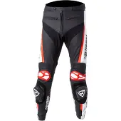 MUGENRACE RBRS-1 Zwart Wit Rode Leren Broek Maat L