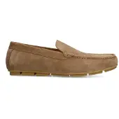 Manfield Taupe suède loafer | Maat 45