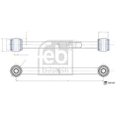 FEBI BILSTEIN 188187 Stang / Steun wielophanging