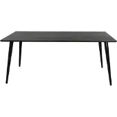 Venture Home Dipp eetkamertafel 90x180cm zwart.