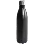 Sagaform To Go stalen fles 75 cl. zwart