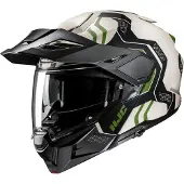 HJC i80 Velly Zwart Wit Groen Adventure Motorhelm Maat XS