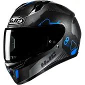 HJC C10 Aspa Zwart Grijs Blauw Integraalhelm Maat S