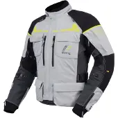 Rukka Ecuado-R motorjas, textiel, lichtgrijs/neon, maat 48