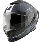 Bogotto Phantom Combo Carbon Zwart Wit Blauw Integraalhelm Maat L