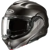 HJC F100 Solid Semi Flat Titanium Systeemhelm Maat XS