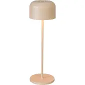 Konstsmide Tuin Tafellamp Lille | 3.5W LED | Zand Aluminium | 2200K/2700K | IP54 | Dimbaar | USB Oplaadbaar