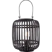 Brilliant Tafellamp Woodrow Bamboe Zwart E27