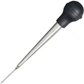 Master Class - Bedruiper, Baster, Pipet, 60 ML, 34 CM, RVS - MasterClass