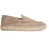 Manfield Beige suède espadrilles | Maat 43