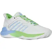 K-Swiss Tennisschoen Women Hypercourt Supreme 2 Clay Lucent White Paradise Green Dutch Canal-Schoenmaat 38