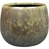 Praxis Bloempot Odile - Keramiek - Groen - Diam.21xh17cm