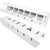 Roline kabelgoot, voor montage onder een bureau (2 stuks), wit