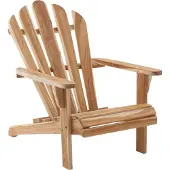 Möbilia Tuinstoel Adirondack teak naturel