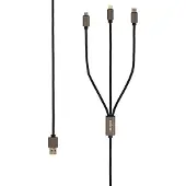 Dörr USB 3 in 1 kabel (Micro - Lightning Type C) 35cm