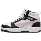 Puma Sneakers hoog 'Rebound V6' rosa / zwart / wit