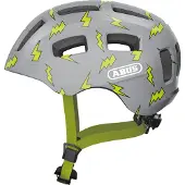 ABUS - Kid's Youn-I 2.0 - Fietshelm 52-57 cm - M, grijs/groen