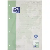 Oxford 400159590, Patroon, Groen, A4, 50 vel, Mat, 90 g/m²