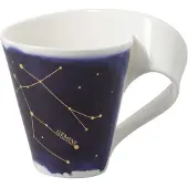 Villeroy & Boch NewWave Stars Gemini, Kopje, Blauw, Wit, Zwart