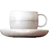 Like. by Villeroy & Boch Kaffeetasse mit Untertasse Perlemor Sand 190 ml