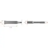 Rotec SDS+ HM-Tandbeitel 32x200mm - 2150035 - 215.0035