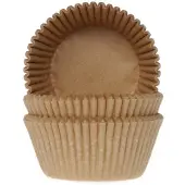 House of Marie Cupcake Cups (Vormpjes) Kraft 50x33mm - 50st. -