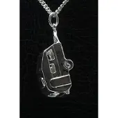 MOOYE ® - Collectie Zilveren Caravan ketting hanger