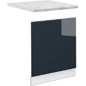 Vicco Fame-Line Keukenkasten – 60 cm, WB Marmer Donkerblauw hoogglans
