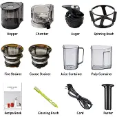 Hurom H320N Slowjuicer Groen - Groenten en Fruitpers