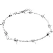 EtNox hard and heavy Halsketting - Barbed Wire - standaard - Maat Standard