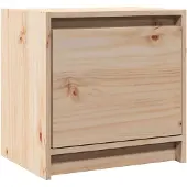 vidaXL Nachtkastje 40x30,5x40 cm massief grenenhout