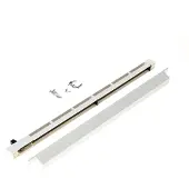 Bouwsales Ventilatierooster Fresh 42 wit compleet, 408x18x19mm (lxhxb)