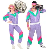 Finidi Retro trainingspak paars