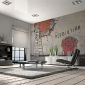 Artgeist Fotobehang - The invisible hand of the revolution
