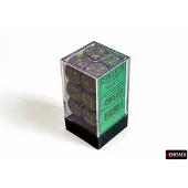 Chessex Aarde Gespikkeld D6 16mm Dobbelsteen Set (12 stuks)
