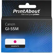 PrintAbout Huismerk Canon GI-55M Inktcartridge Magenta