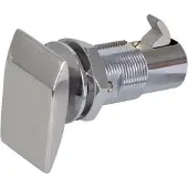 Talamex Flush Cabinet Latch Deluxe Oval Handle Zilver