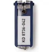 Durable Sleutellabel 1957-07 Donkerblauw 6 Stuks