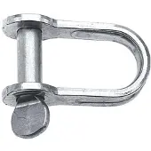 Talamex D-strip Shackle 10 Units Zilver 6 mm