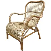 Woonexpress Rotan Loungestoel Naturel - 67x80xH86 cm