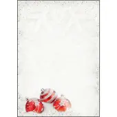 Sigel Winter Flair A4 Kerstbriefpapier Wit, rood 90 g/m² 100 Stuks