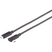 S-Impuls USB-C active optical cable (AOC) | haaks (links/rechts) | USB3.1 10 Gbps | PD 60W | 3 meter