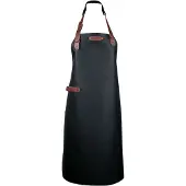 Xapron Luxe leren Schort Bovine - Zwart - XL